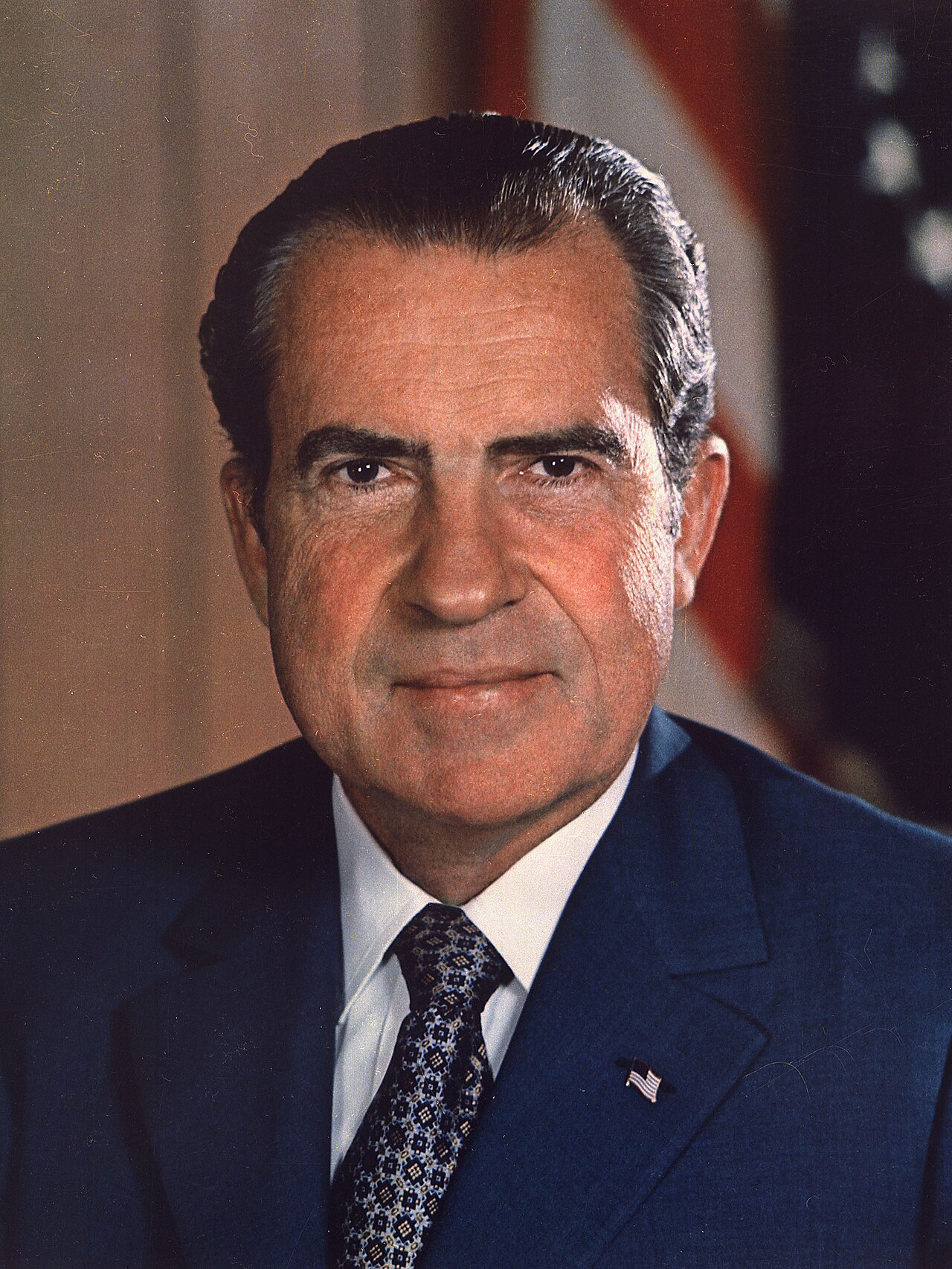 Porträtt av Richard Nixon